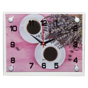 Часы настенные РУБИН Кофе для двоих 2026-016