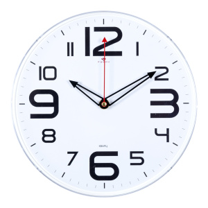 Часы настенные РУБИН Классика 2524-005 d-25см белые