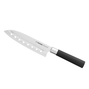 Нож сантоку с отверстиями NADOBA KEIKO 722912 17,5см