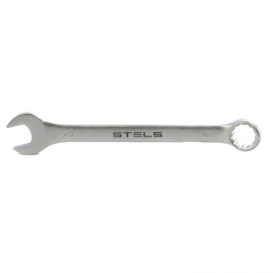 Ключ комбинированный STELS, CrV, 20мм, матовый хром