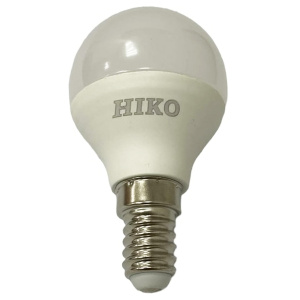 Лампа светодиодная HIKO шар 8Вт E14 3000K HK4514-38