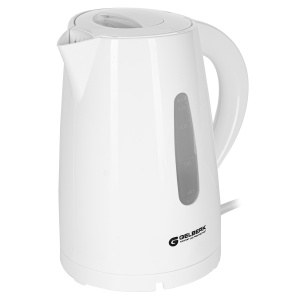 Чайник Gelberk GL-460 1,7л пластик белый 1850-2200Вт