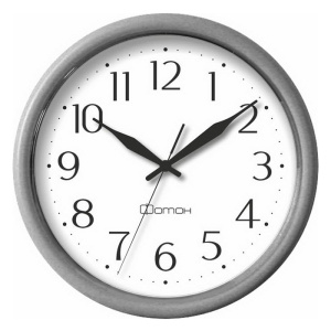 Часы настенные SALUTE Фотон круглые П111 25см серый