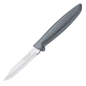 Нож кухонный TRAMONTINA Plenus для очистки овощей 7,5см серый