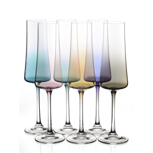 Набор бокалов для шампанского BOHEMIA CRYSTAL Экстра 40862/Q90397 210мл 6шт