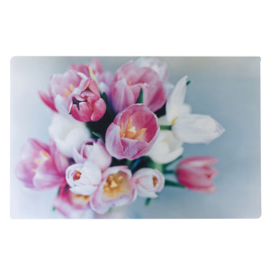 Салфетка под горячее REMILING HOUSEHOLD Букет розовых тюльпанов С любовью 43х28см