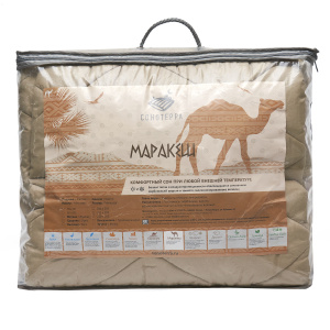 Одеяло СОНОТЕРРА Маракеш 7305-П5 140х205см (верблюжья шерсть 30%, полиэфирное волокно 70%)