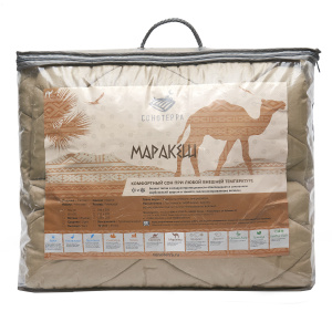 Одеяло СОНОТЕРРА Маракеш 7306-П5 172х205см (верблюжья шерсть 30%, полиэфирное волокно 70%)