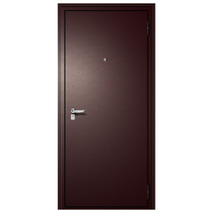 Дверь входная стальная GOOD LITE-1 Антик медь/Ясень белый 960х2050х50мм, прав.