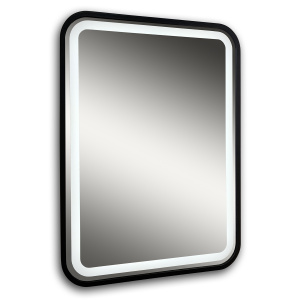 Зеркало Мальта-лофт 60х80 сенсорный выключатель, рама пластик (LED-00002353)