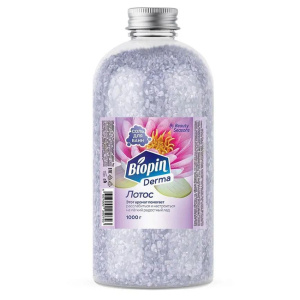 Соль для ванн BIOPIN Лотос 1000г