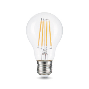 Лампа светодиодная филаментная GAUSS Filament А60 Е27 12W 1200lm 2700К
