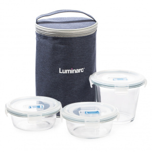 Набор контейнеров LUMINARC Purebox (2х420мл+840мл)+термосумка