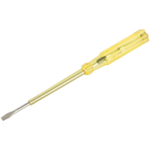 Отвертка индикаторная 190мм 100-500В, желтая ручка