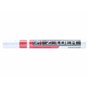 Маркер перманентный ZOLDER 1237303 красный стержень 2,3-2,8 мм