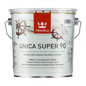 Лак износостойкий TIKKURILA UNICA SUPER глянцевый EP (2,7л)