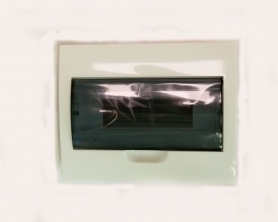 Щит распределительный встраиваемый ЩРн-П-12 IP41 пластик белый прозр дверь